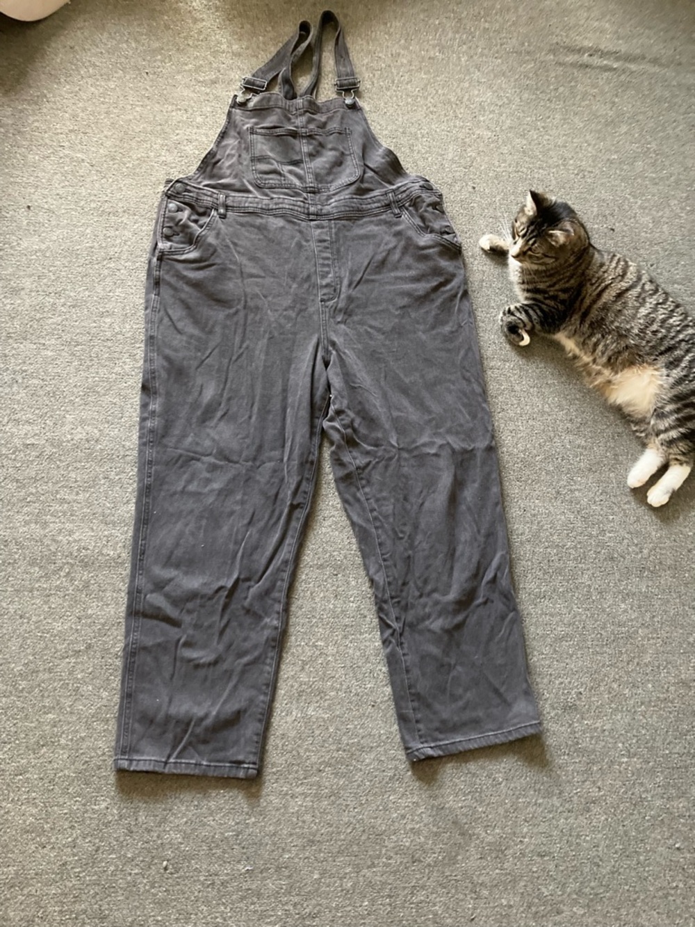 Sonoma Charcoal Black Overalls XL